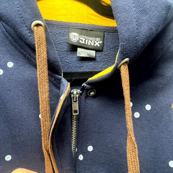 Designed By Jinx Hoodie Mens Large Blue Witcher Grandmaster Sweatshirt Full Zip - Picture 9 of 16